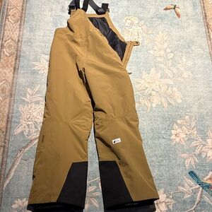 MEC Tan and Black Kids Snow Pants
